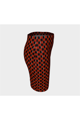 Grid Fitted Skirt - Objet D'Art