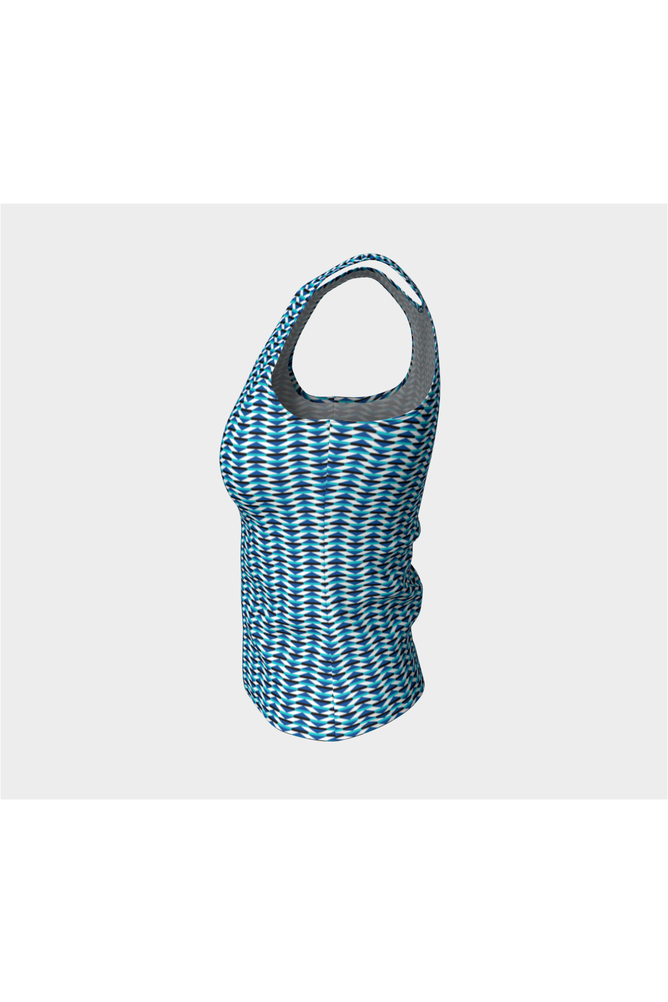 Geo Matrix Fitted Tank Top - Objet D'Art