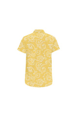 Aspen Scroll Men's All Over Print Short Sleeve Shirt (Model T53) - Objet D'Art