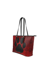 Paw Print Leather Tote Bag/Small - Objet D'Art