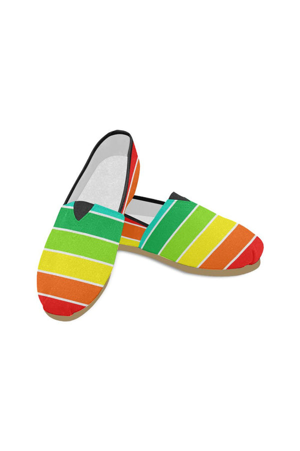 Rainbow Bright Unisex Casual Shoes - Objet D'Art