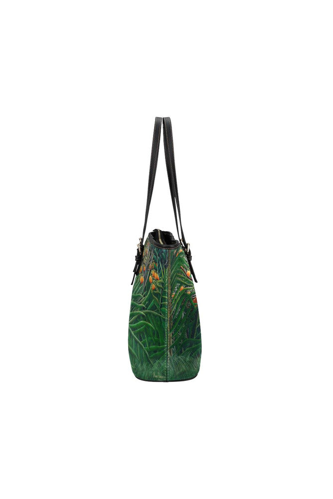 Tiger and Buffalo Leather Tote Bag/Small - Objet D'Art