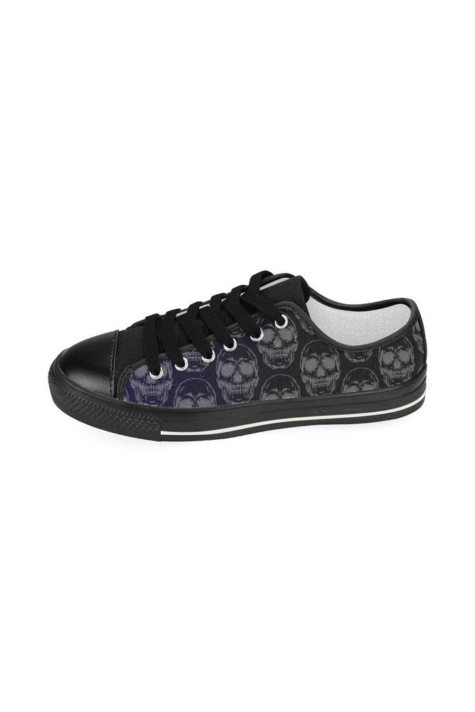 SKULLS Women's Classic Canvas Shoes (Model 018) - Objet D'Art