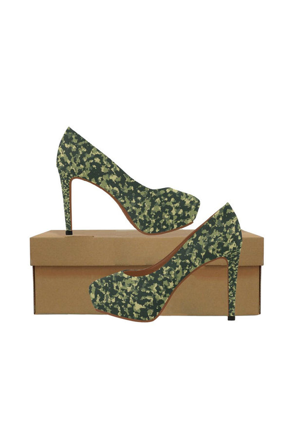 Forest Camouflage Women's High Heels - Objet D'Art Online Retail Store