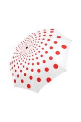 Polka Dot Spiral Auto-Foldable Umbrella - Objet D'Art