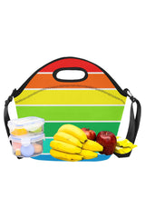 Rainbow Bright Artsadd Neoprene Lunch Bag/Large (Model 1669) - Objet D'Art