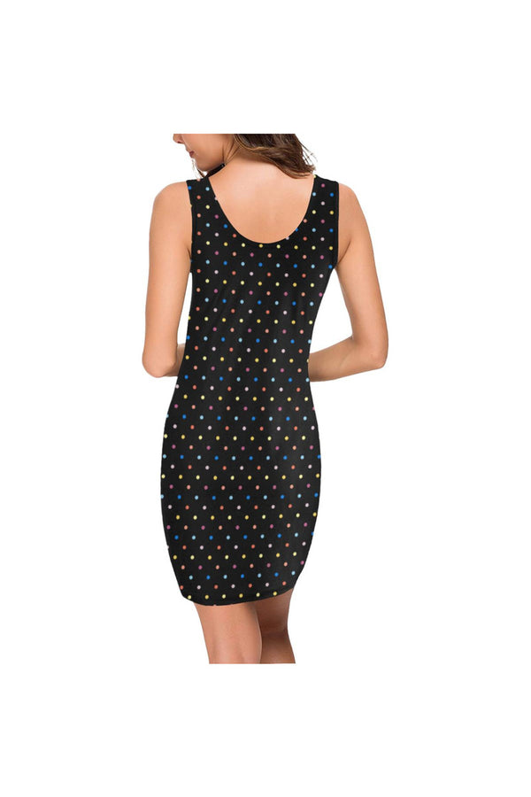 Colorful Polka Dots Medea Vest Dress (Model D06) - Objet D'Art