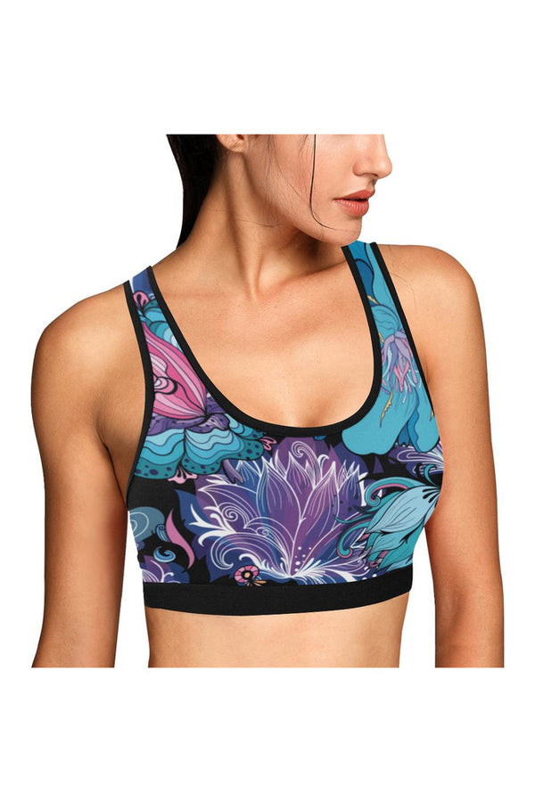 Floral Meadows Sports Bra - Objet D'Art