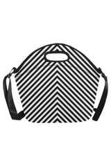 Chevron Neoprene Lunch Bag/Large (Model 1669) - Objet D'Art