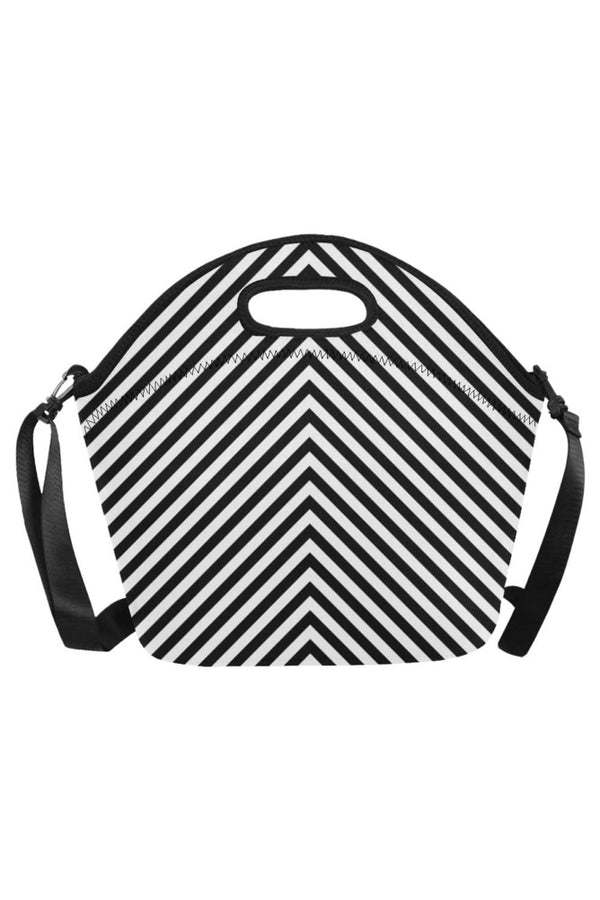 Chevron Neoprene Lunch Bag/Large (Model 1669) - Objet D'Art