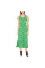 Go Green Phaedra Sleeveless Open Fork Long Dress - Objet D'Art