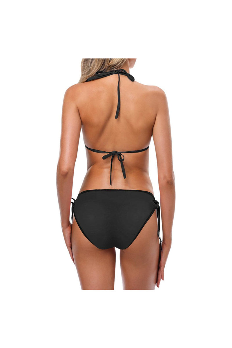 D20 STRIPE TOP BACK Custom Bikini Swimsuit (Model S01) - Objet D'Art