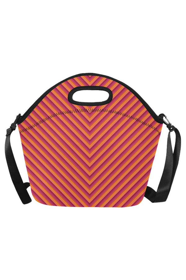 Baby Stripes Neoprene Lunch Bag/Large (Model 1669) - Objet D'Art