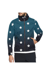 Starry Twilight All Over Print Windbreaker for Men - Objet D'Art