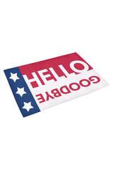 Hello & Goodbye USA Azalea Doormat 30" x 18" - Objet D'Art