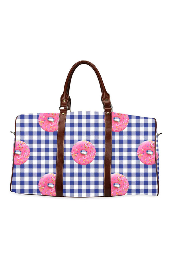 Donuts On Tabletop Waterproof Travel Bag/Small - Objet D'Art Online Retail Store