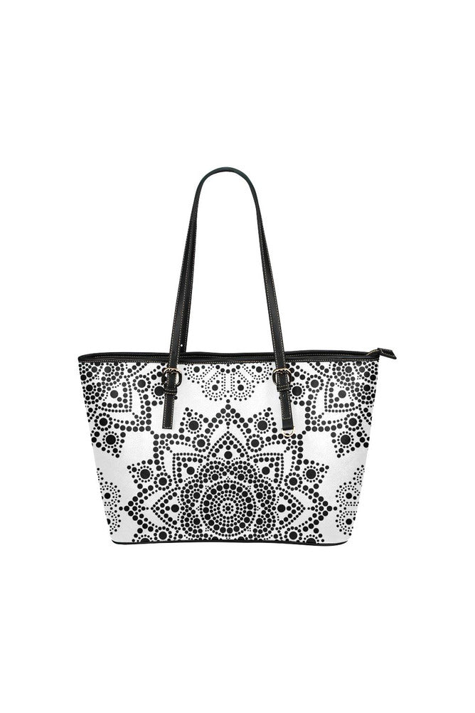 Mandala Leather Tote Bag/Small - Objet D'Art