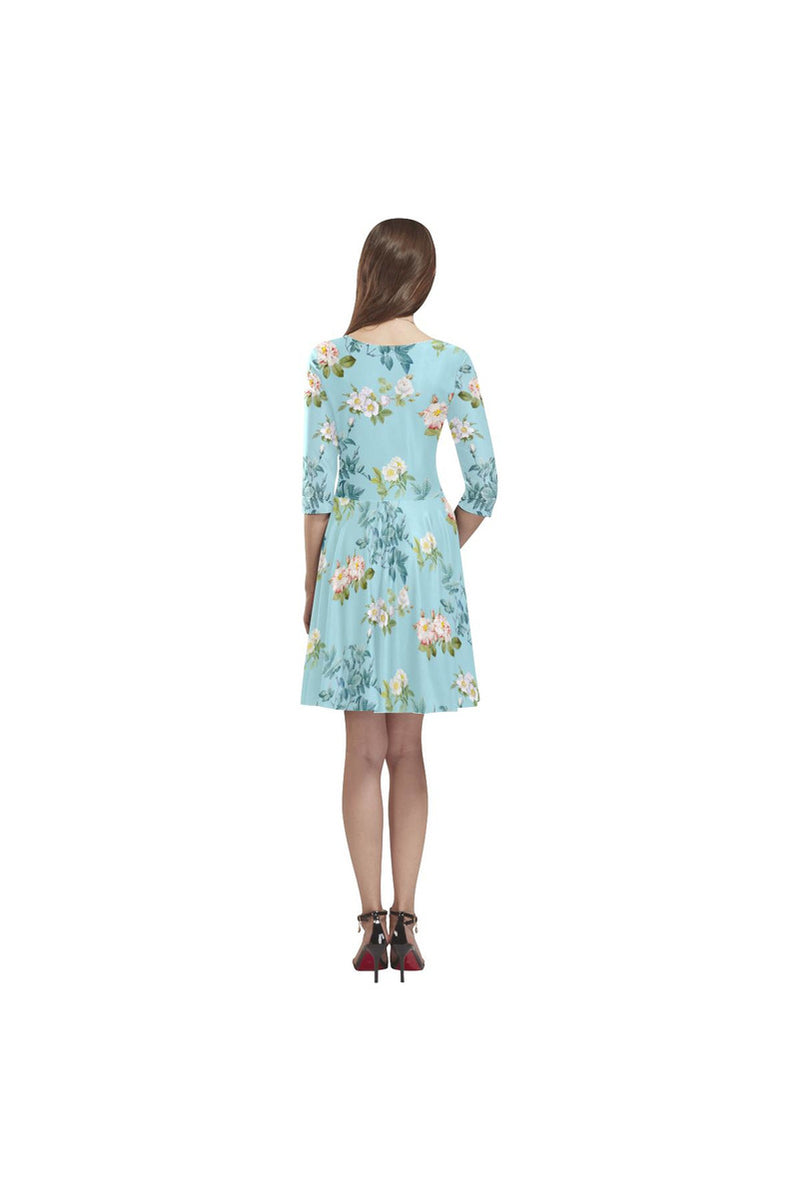 B FLOR D20 -SLEEVE Tethys Half-Sleeve Skater Dress(Model D20) - Objet D'Art
