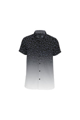 Leopard Ombre Men's Short Sleeve Shirt - Objet D'Art