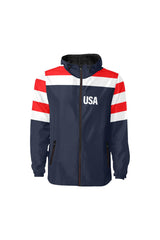 USA - SLV 3 All Over Print Quilted Windbreaker for Men (Model H35) - Objet D'Art