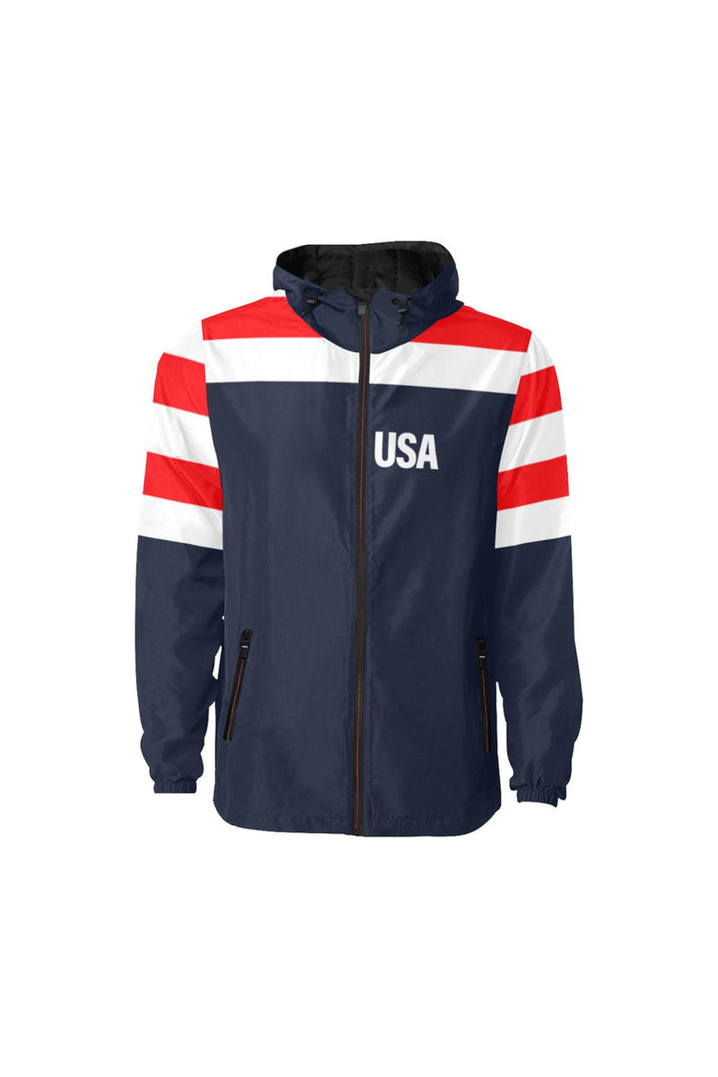 USA - SLV 3 All Over Print Quilted Windbreaker for Men (Model H35) - Objet D'Art