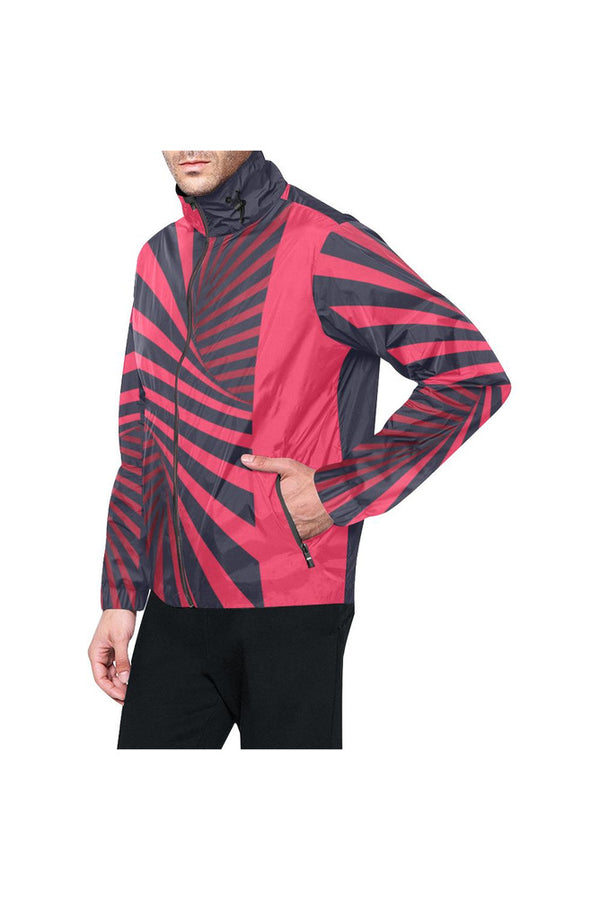 TriIllusion All Over Print Windbreaker for Men (Model H23) - Objet D'Art