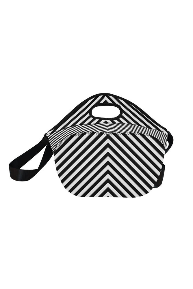 Chevron Neoprene Lunch Bag/Large (Model 1669) - Objet D'Art