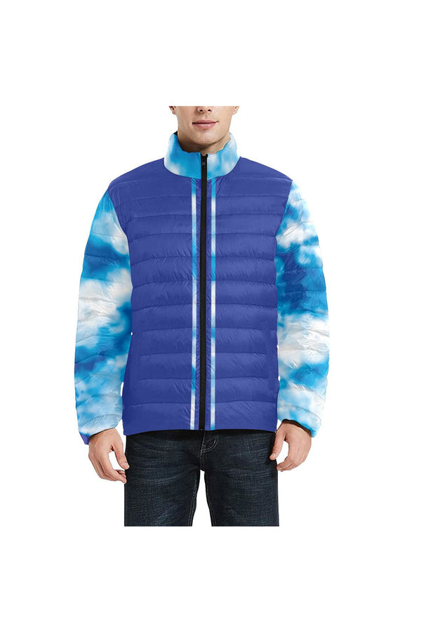 Blue Sky Unisex Stand Collar Padded Jacket - Objet D'Art