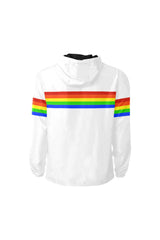 Rainbow Accented Quilted Windbreaker - Objet D'Art