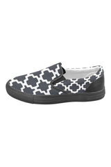 Geometric Tessellation Men's Slip-on Canvas Shoes - Objet D'Art Online Retail Store