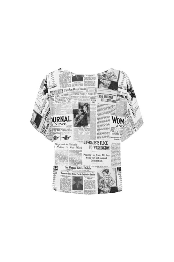 Women's Suffrage Women's Batwing-Sleeved Blouse T shirt - Objet D'Art
