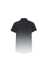 Leopard Ombre Men's Short Sleeve Shirt - Objet D'Art