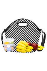 Chevron Neoprene Lunch Bag/Large (Model 1669) - Objet D'Art