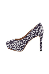 Purple Leopard Women's High Heels - Objet D'Art