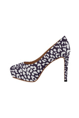 Lavender Leopard Print Women's High Heels - Objet D'Art