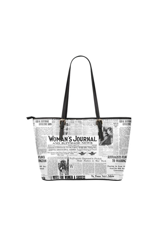 Women's Suffrage Leather Tote Bag/Small - Objet D'Art