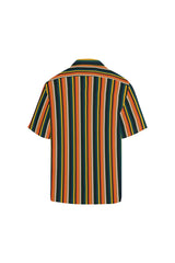 Vintage Striped Hawaiian Shirt - Objet D'Art