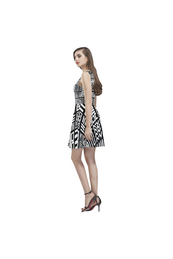 Modern Tribal Thea Sleeveless Skater Dress - Objet D'Art Online Retail Store