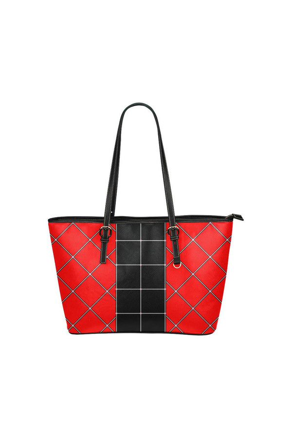 Brick Matrix Leather Tote Bag/Small - Objet D'Art