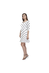 PKD 1 D20 -SLEEVE Tethys Half-Sleeve Skater Dress(Model D20) - Objet D'Art