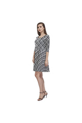 BW D20 -SLEEVE Tethys Half-Sleeve Skater Dress(Model D20) - Objet D'Art