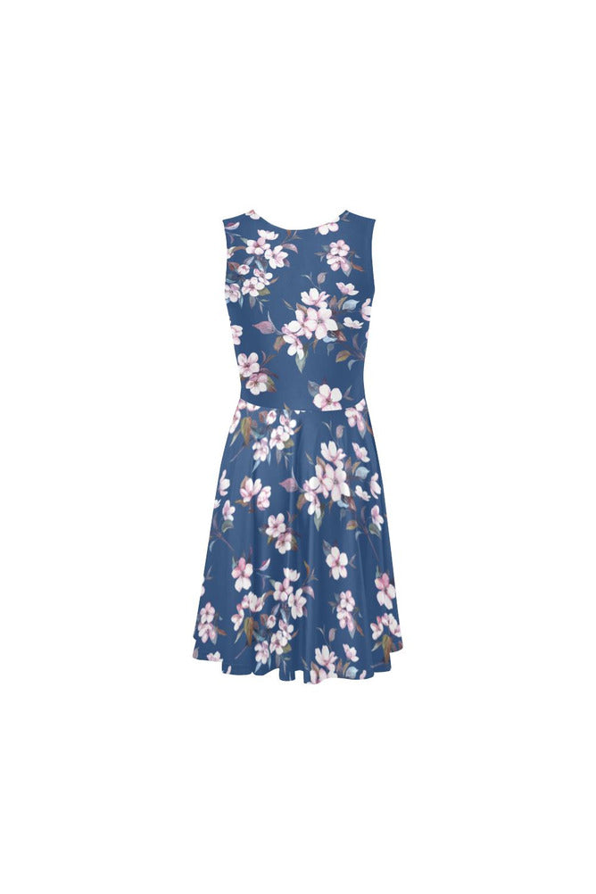 FLORAL D19 BOTTOM Sleeveless Ice Skater Dress (D19) - Objet D'Art