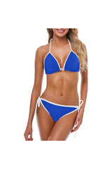 Royal Blue Custom Bikini Swimsuit (Model S01) - Objet D'Art