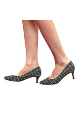 Geo Goodness Women's Pointed Toe Low Heel Pumps - Objet D'Art Online Retail Store