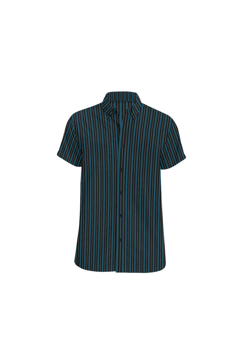 Classic Stripes Men's All Over Print Short Sleeve Shirt - Objet D'Art Online Retail Store