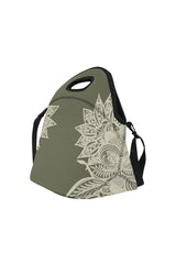 Sage Mandala Neoprene Lunch Bag/Large (Model 1669) - Objet D'Art