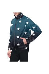 Starry Twilight All Over Print Windbreaker for Men - Objet D'Art