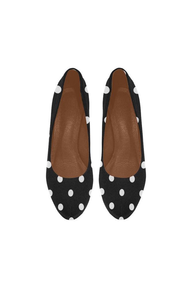 Black Polka Dot Women's High Heels - Objet D'Art Online Retail Store