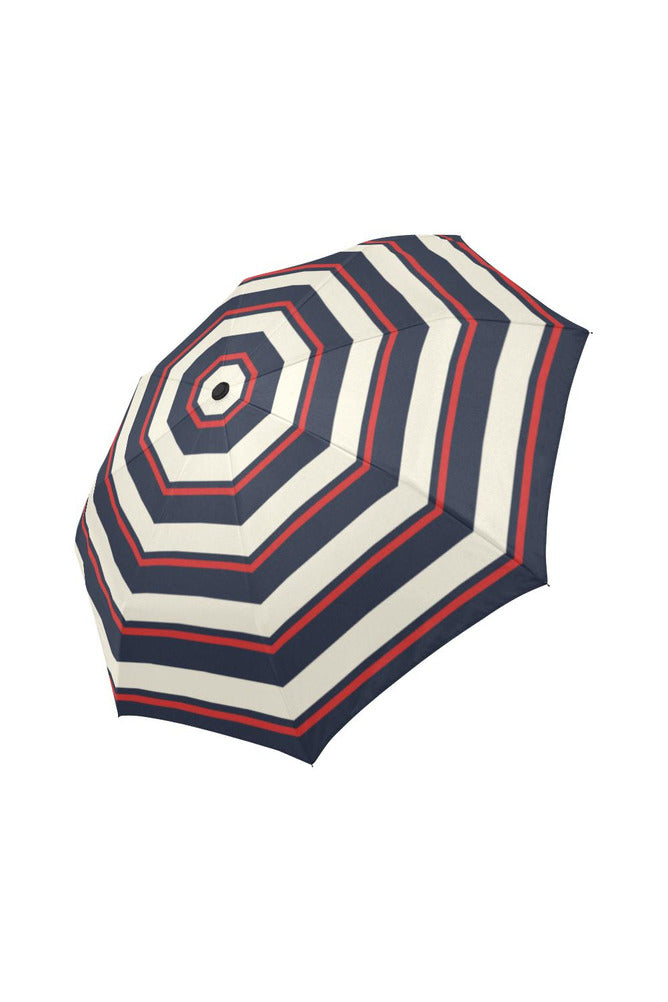 Designer Striped Auto-Foldable Umbrella - Objet D'Art