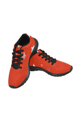 Stars on Red Women’s Running Shoes (Model 020) - Objet D'Art